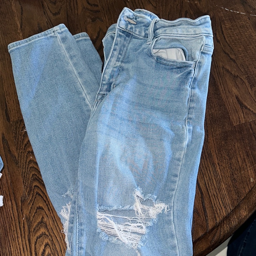 Cello Light Blue Ripped Jeans